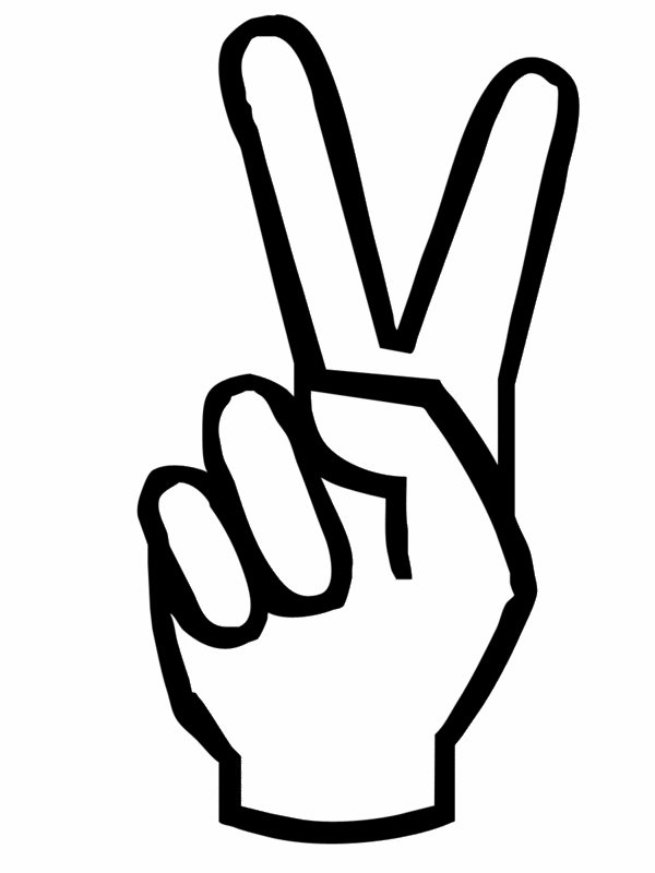 600x800 Peace Sign Clip Art
