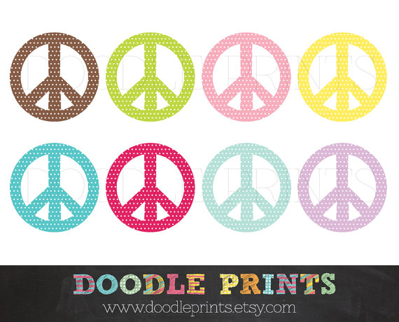 570x460 Peace Sign Clipart