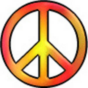 300x297 Free Peace Sign Clip Art Clipart Image