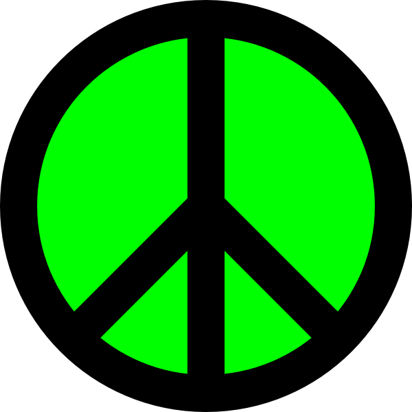 600x600 Peace Sign Clipart Pease