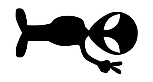 522x280 Alien Peace Sign