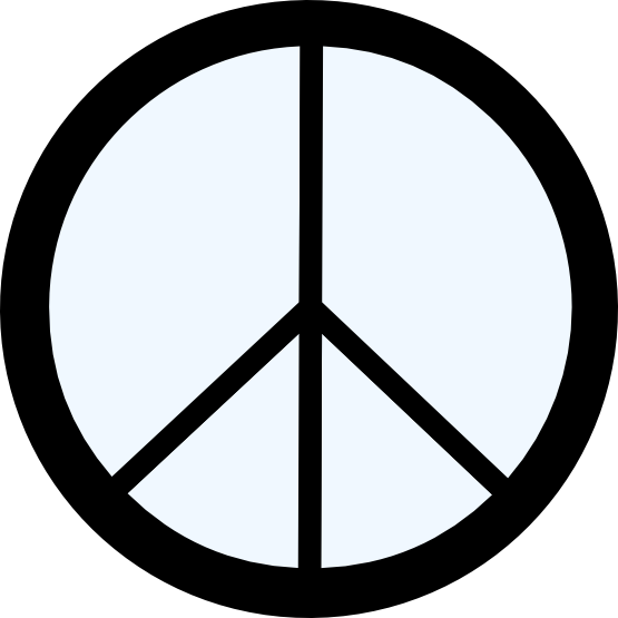 555x555 Peace Signs Clip Art Clipart
