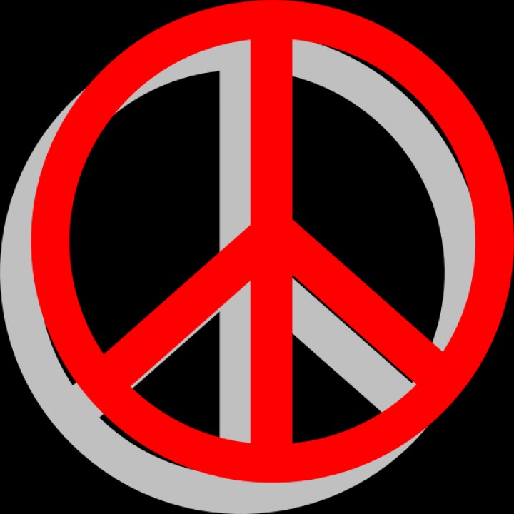 720x720 Peace Sign Hd Clipart