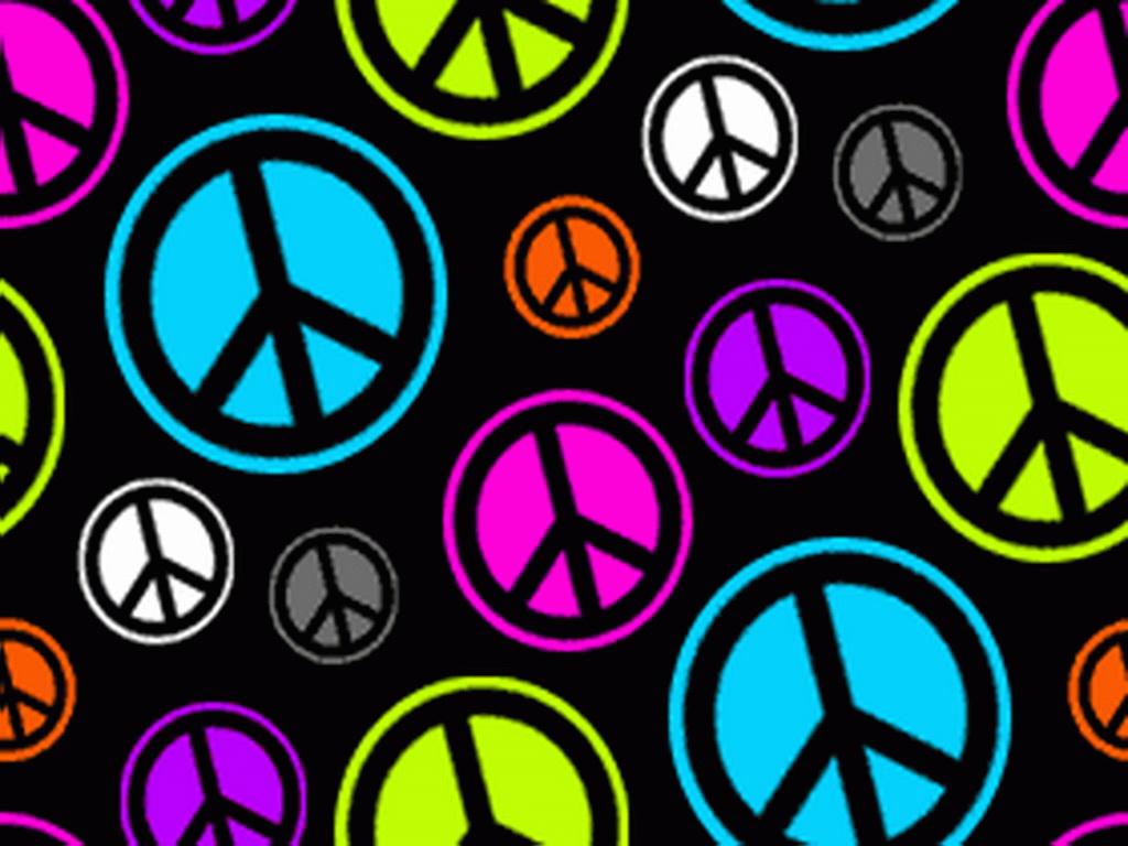 1024x768 Peace Sign Wallpaper For Bedroom