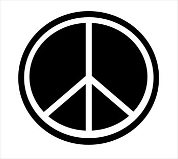 350x314 Free Peace Symbol Clipart