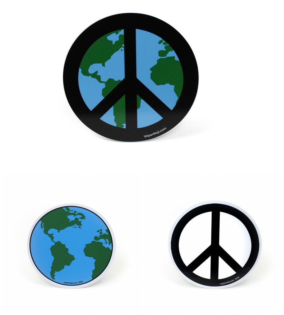 924x1024 Peace Symbol Multi Pack Wipermoji