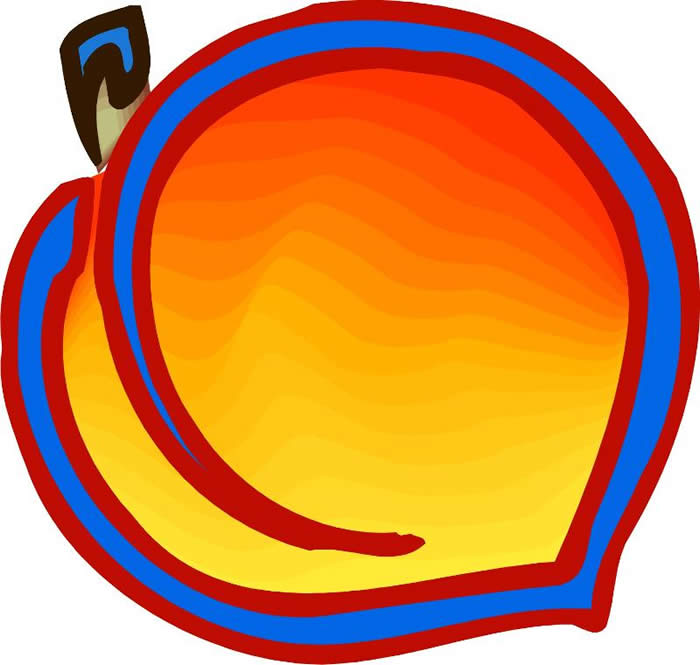 700x665 Best Peach Clip Art