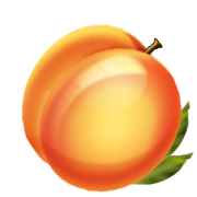 180x180 Peach Clipart Transparent