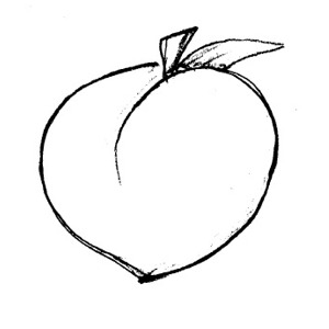 300x300 Peach Clip Art Clipart Panda