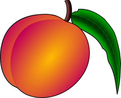 425x345 Peach Clip Art Free Clipart Panda