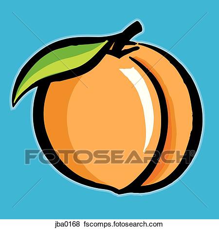 450x470 Stock Illustration Of Peach Dsu0006