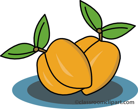 550x437 Peach Clipart