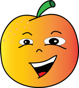 256x286 Peach Clipart Kid 3