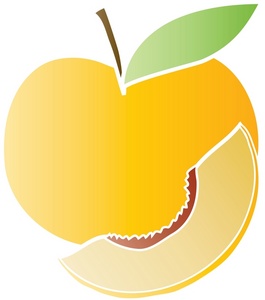 265x300 Fruit Clipart Image Peach Design Image