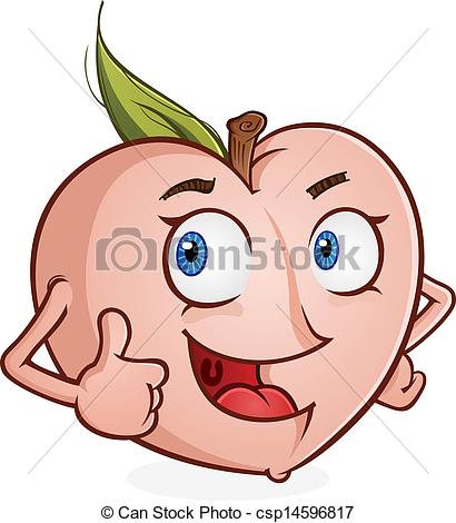 410x470 Delicious Peaches Clipart