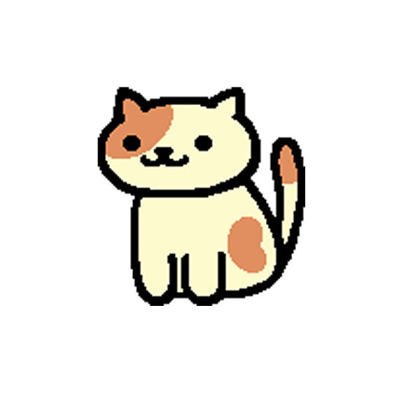 570x570 Neko Atsume Cross Stitch Pattern Peaches Game Accurate