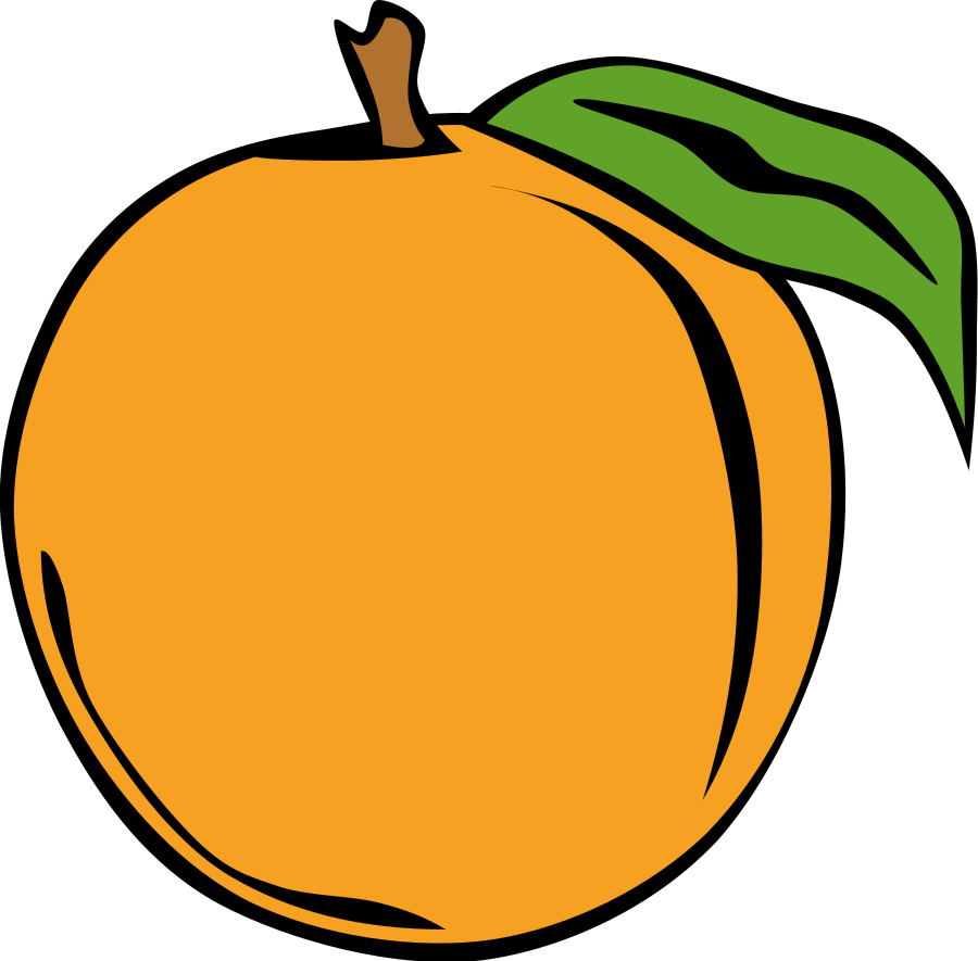 900x885 Peach Clipart Fruit