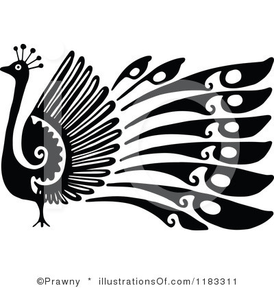 400x420 Peacock Clipart Fancy