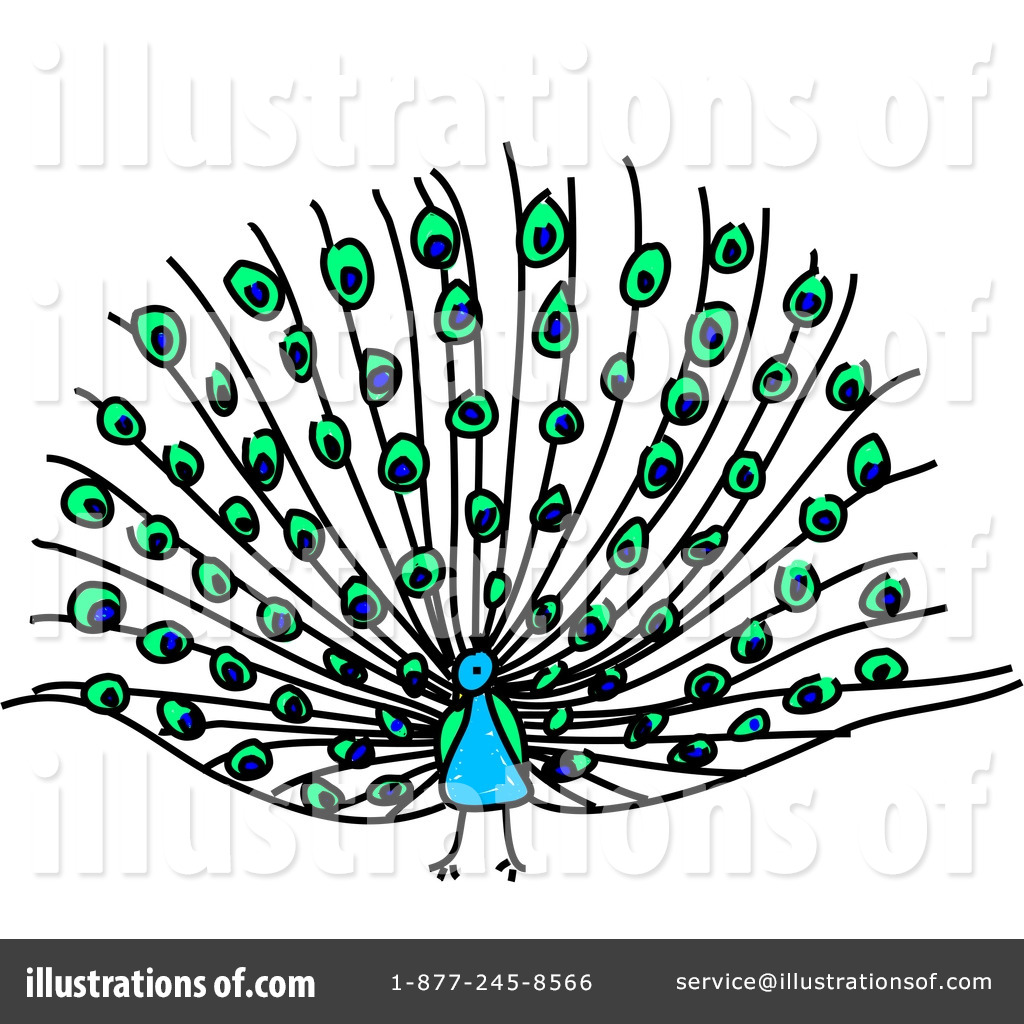 1024x1024 Peacock Clipart