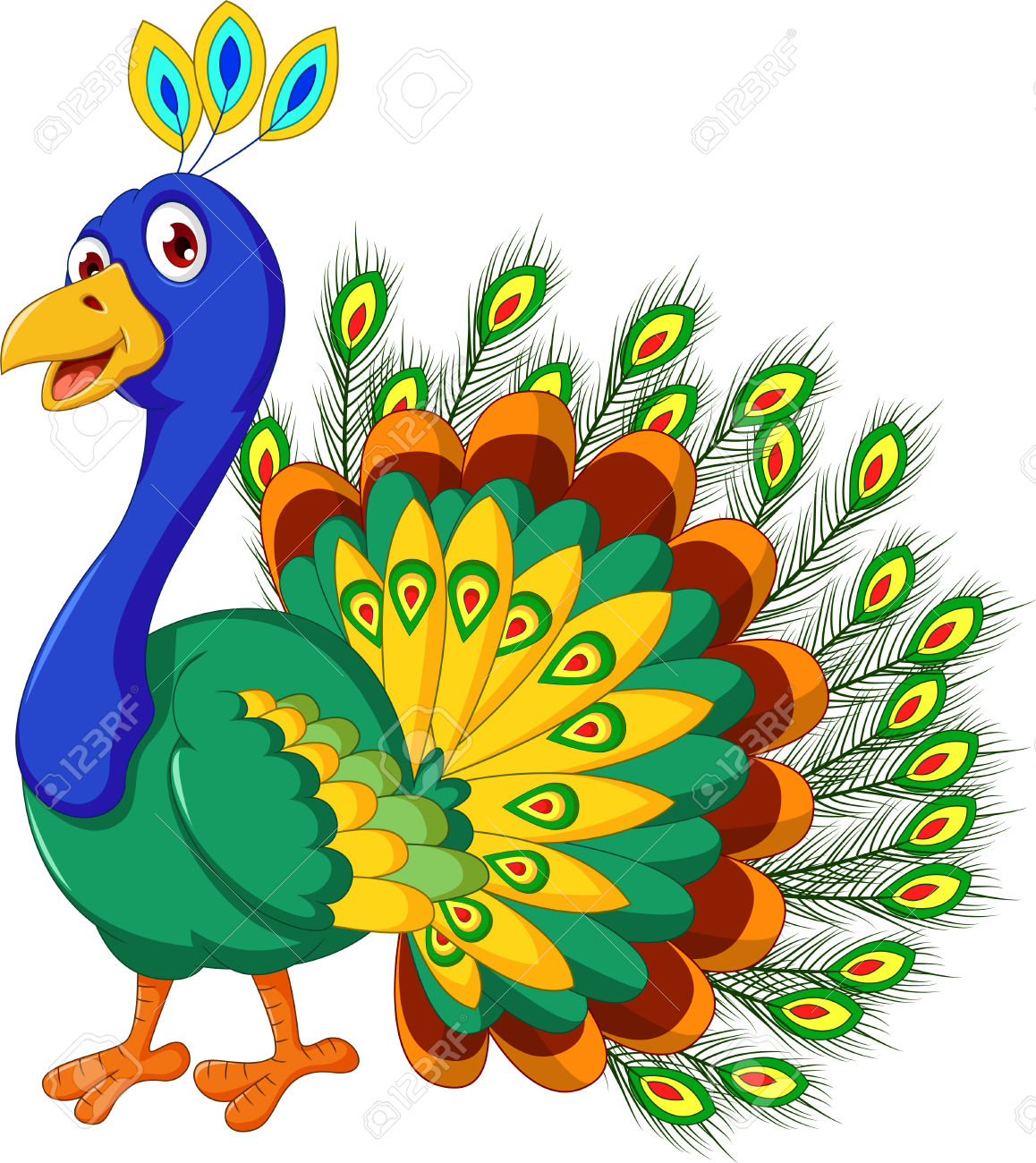 1158x1300 Peacock Clipart Cute