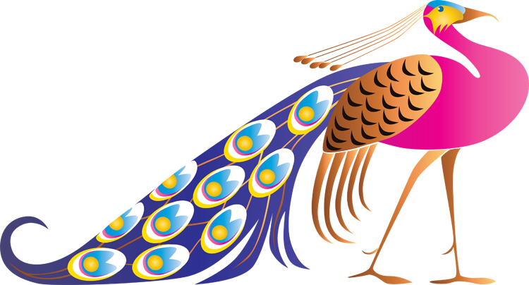 750x404 Cute Peacock Clip Art Vector Open Stock Creativemons