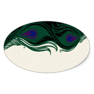 324x324 Peacock Border Craft Supplies Zazzle
