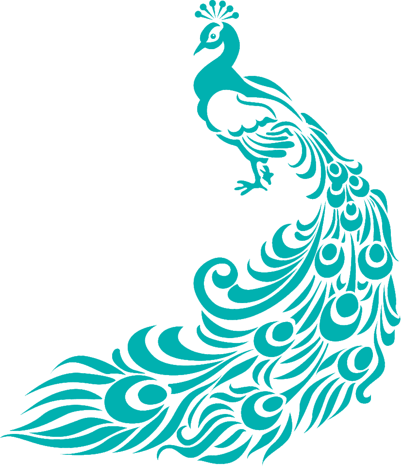 830x960 Peacock Clipart Border