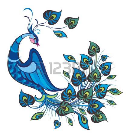 420x450 Peacock Clipart Peafowl