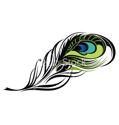 380x400 Feather Clipart Graphic Design