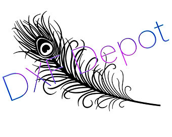 340x270 Peacock Feather Png Etsy