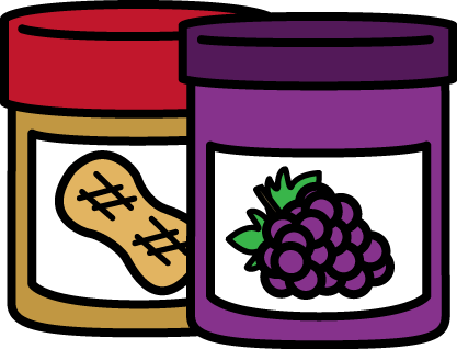 417x318 Jar Of Peanut Butter And Jelly Clip Art