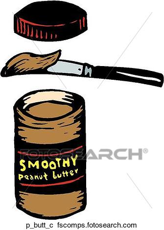 335x470 Clipart Of Peanut Butter P Butt C