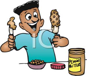 300x263 Happy Man With A Jar Of Peanut Butter