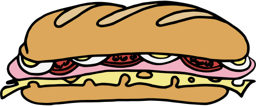 500x208 Free Sandwich Clipart, 1 Page Of Public Domain Clip Art