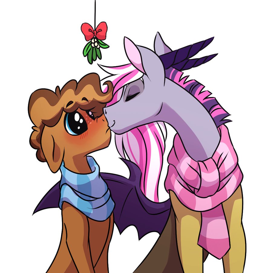 886x901 Mistletoe Surprise By Lopoddity