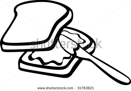 450x314 Peanut Butter Clipart Black And White