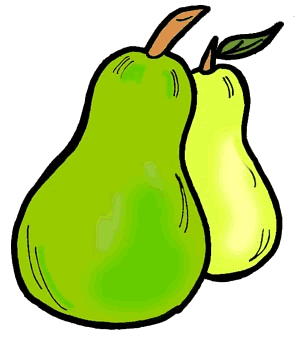 300x338 Nice Pear Clipart