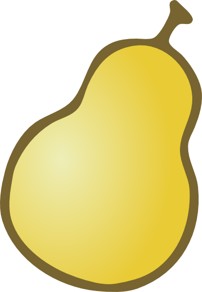 414x597 Pear Clip Art Free Vector 4vector