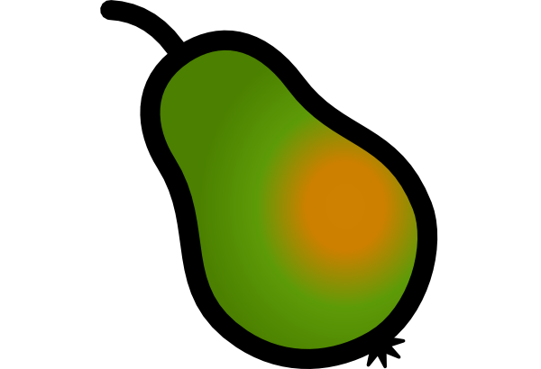 600x410 Pear Icon Clip Art Free Vector 4vector