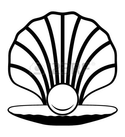 412x450 Black Pearl Clipart