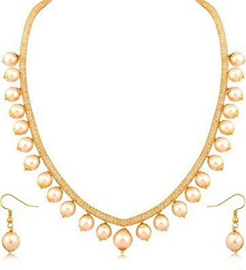 360x395 Buy Youbella Jewellery Pearl Traditional Necklace Set For Women