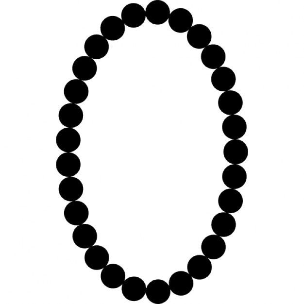 626x626 Pearls Necklace Oval Frame Shape Icons Free Download