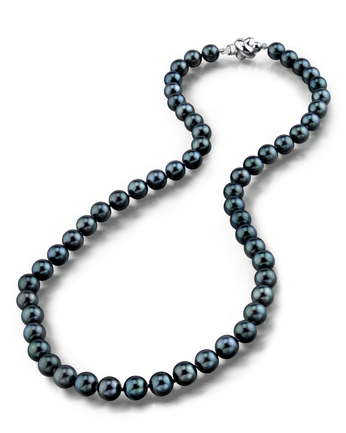 1200x1500 7.0 7.5mm Japanese Akoya Black Pearl Necklace Aa  Quality