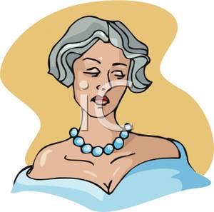 300x297 Wearing A Big Pearl Necklace