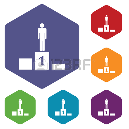 450x450 Pedestal Hexagon Icon Set Royalty Free Cliparts, Vectors,
