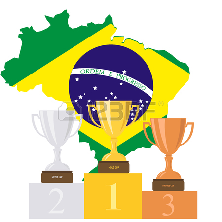 450x450 Podium. Cups. Medals. Brazil. Pedestal. Summer. Cartoon. Royalty