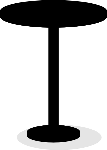426x598 Black Stool Clip Art