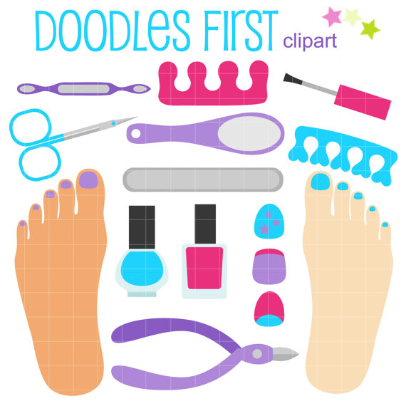570x570 Big Foot Clipart Pedicure