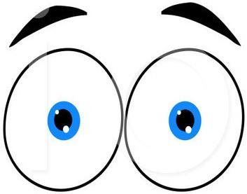 353x277 Peering Eyes Clip Art