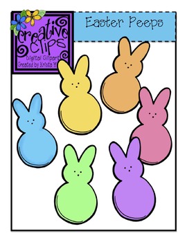 270x350 Free Easter Peeps {Creative Clips Digital Clipart} Tpt